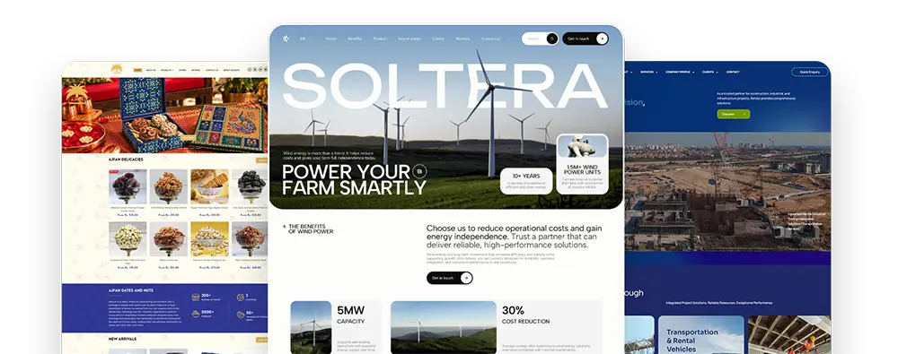 Website Showcase Left