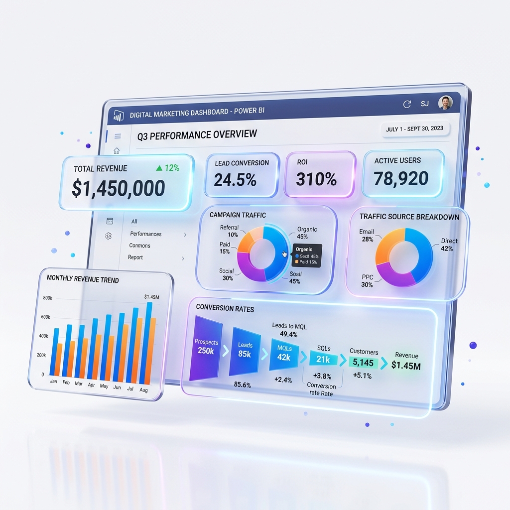 CRO Analytics Mockup